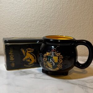 Hufflepuff Afternoon Blend Teabags, and Cauldron Mug. New. Sealed.